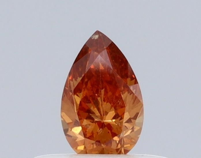 Pear Red Lab-grown Diamond 0.31ct VS2 loose diamond