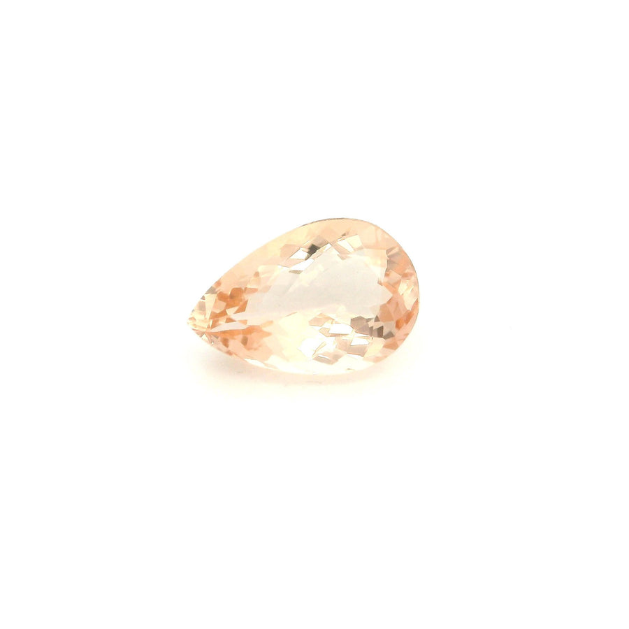 Pear Pink Morganite 2.86ct loose gemstone