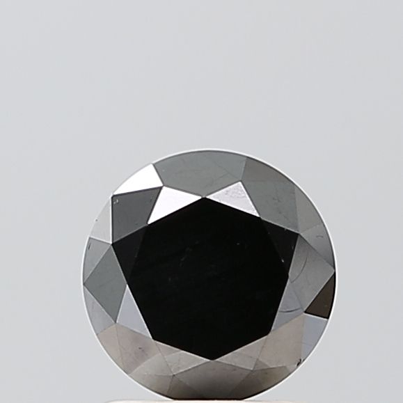 Round Black Natural Diamond 1.39ct VVS2 loose diamond