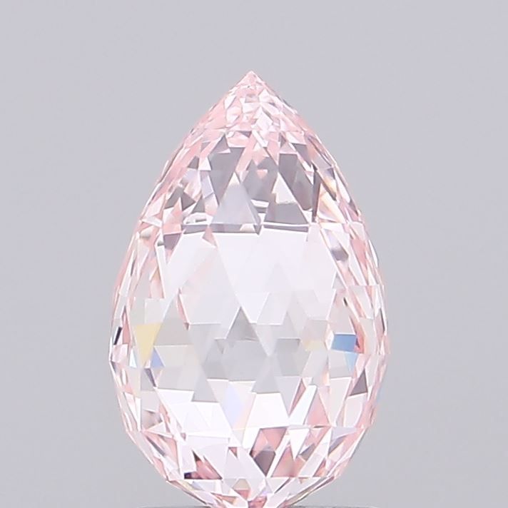 Briolette Fancy Pink Lab-grown Diamond 2.37ct VS1 loose diamond