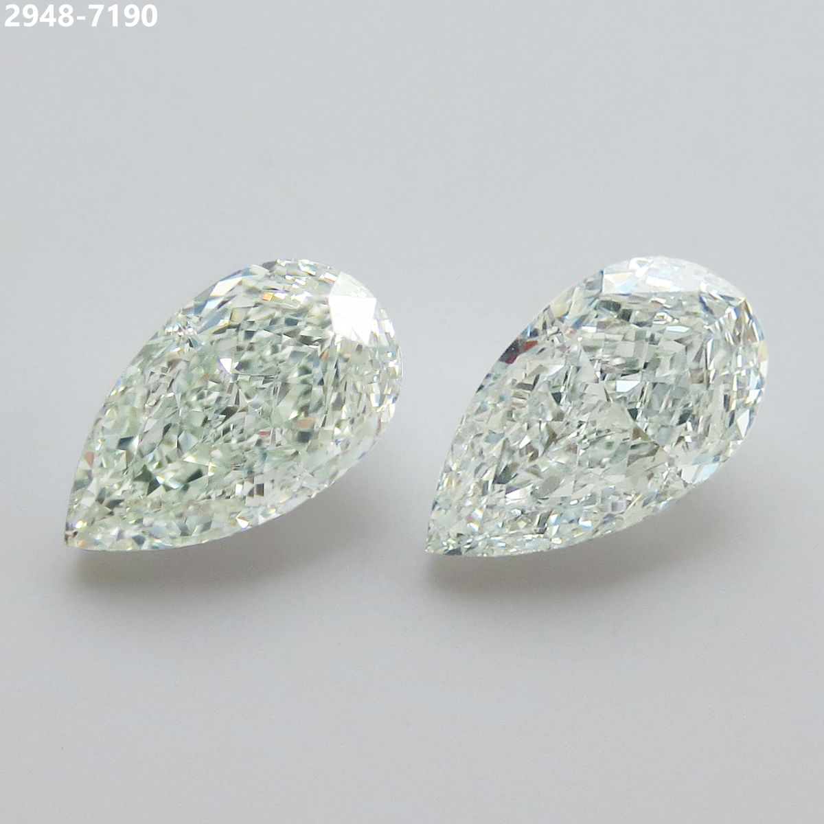 Pear Faint Green Natural Diamond 1.24ct VVS2 loose diamond