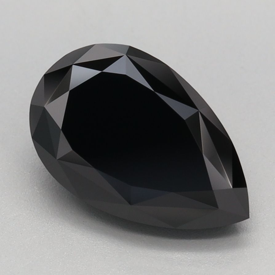 Pear Fancy Black Lab-grown Diamond 1.74ct loose diamond