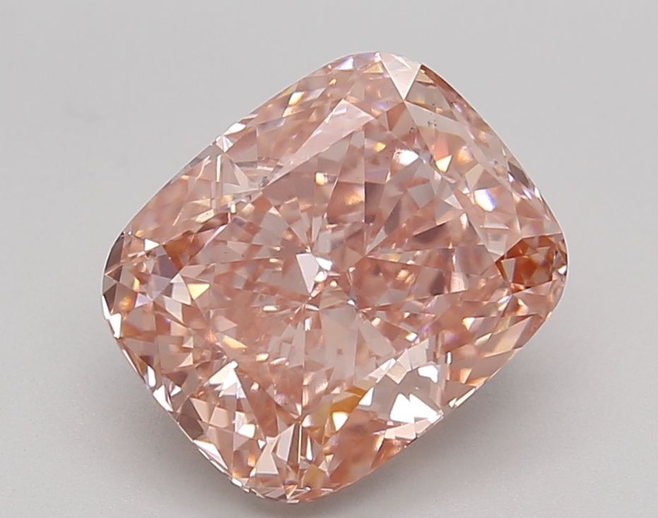 Cushion Fancy Pink Lab-grown Diamond 3.23ct VS2 loose diamond