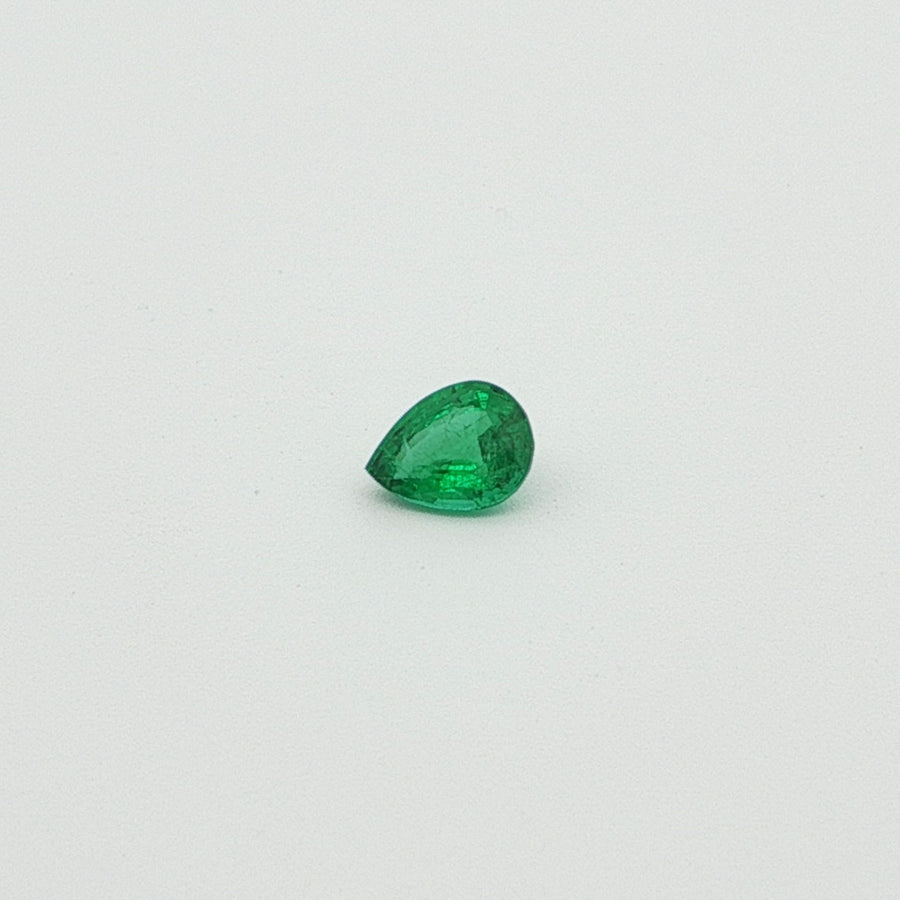 Pear Green Emerald 0.29ct loose gemstone