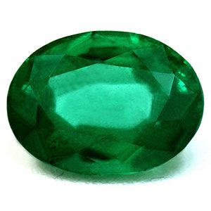 Oval Green Emerald 1.37ct loose gemstone