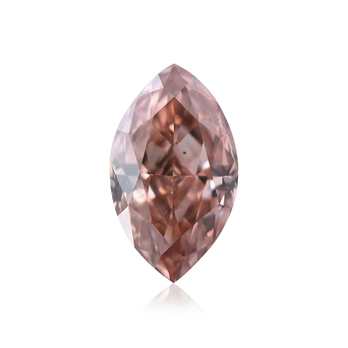 Marquise Fancy Intense Orangey Pink Natural Diamond 0.24ct SI2 loose diamond