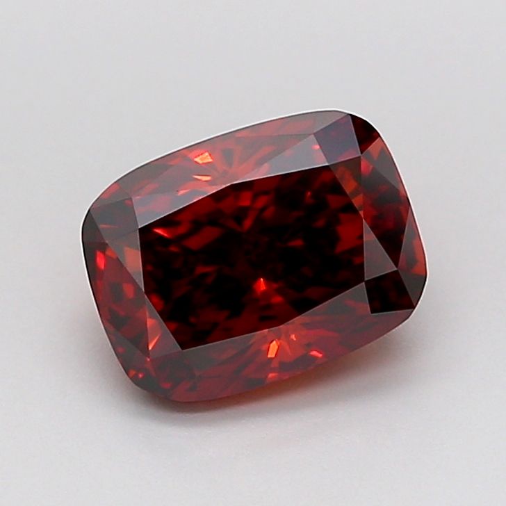 Cushion Fancy Vivid Brownish Orange Lab-grown Diamond 1.65ct VS2 loose diamond