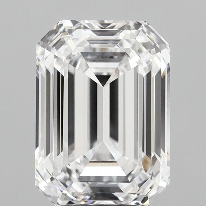 Emerald Lab-Grown Diamond 2.85ct D VVS1