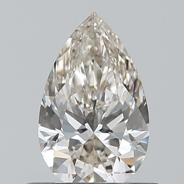 Pear Natural Diamond 0.50ct I VVS1