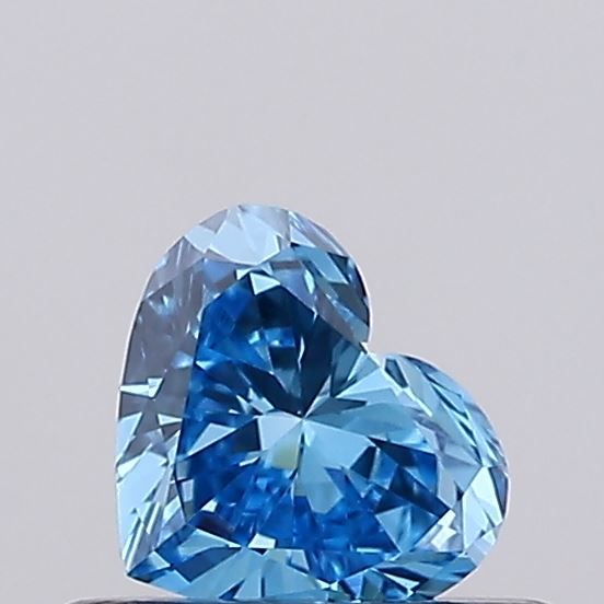 Heart Fancy Vivid Blue Lab-grown Diamond 0.28ct VS1 loose diamond
