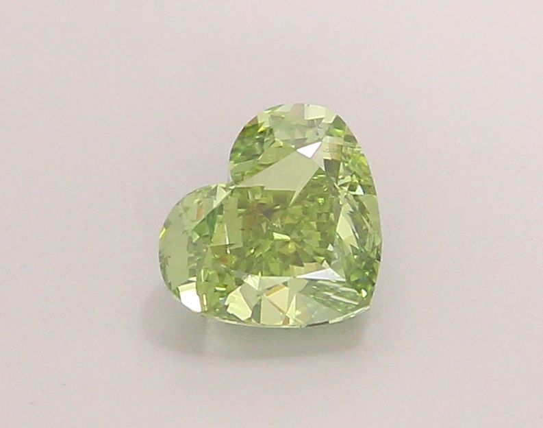 Heart Fancy Vivid Green Lab-grown Diamond 1.02ct VS1 loose diamond