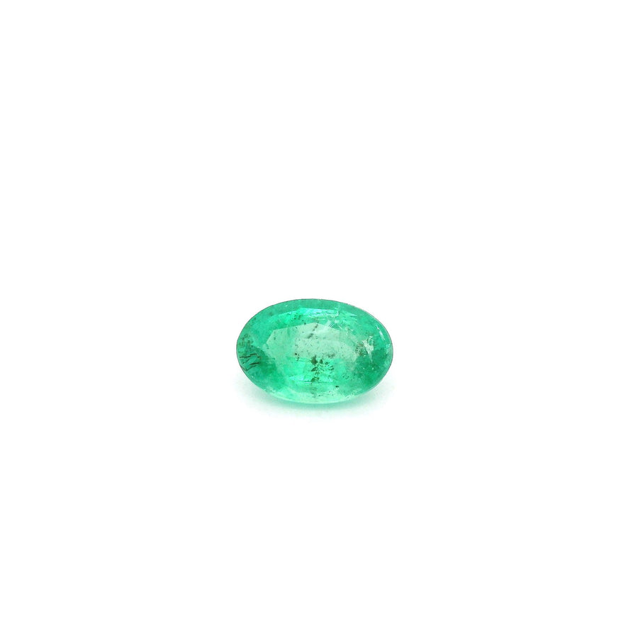 Oval Green Emerald 0.49ct loose gemstone