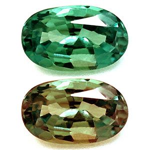 Oval Green Alexandrite 0.35ct loose gemstone
