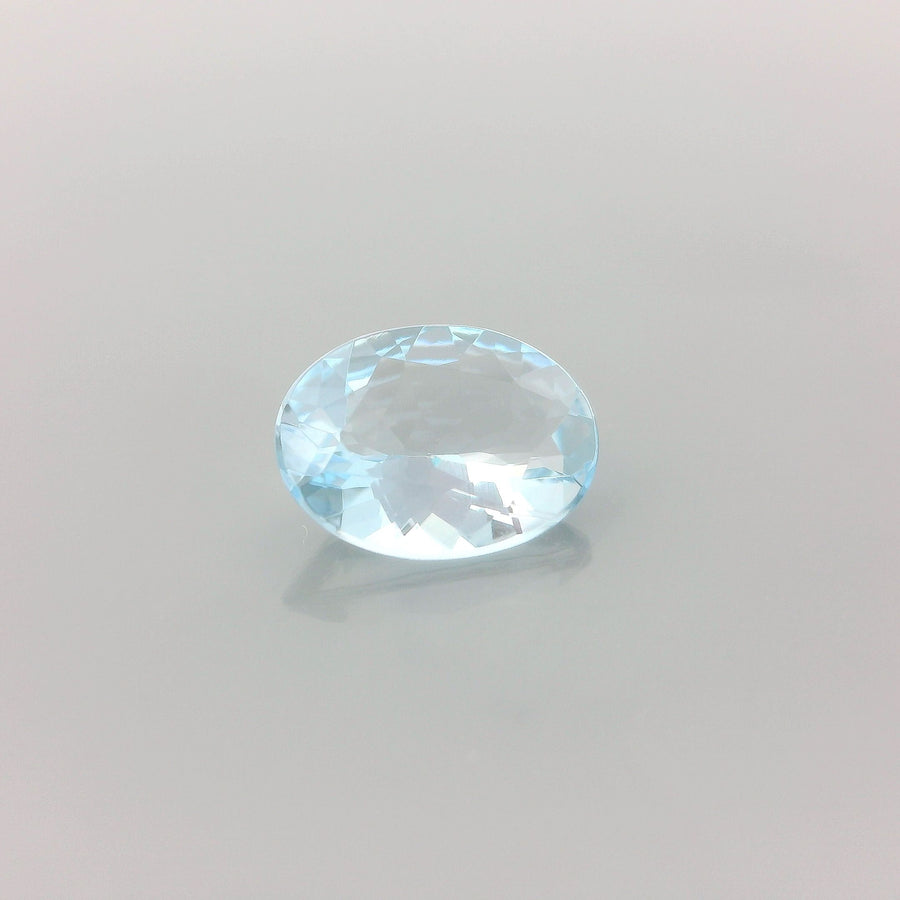 Oval Blue Aquamarine 0.97ct loose gemstone