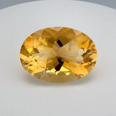 Oval Orange Citrine 11.105ct loose gemstone