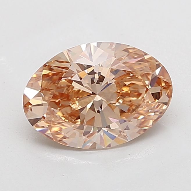 Oval Fancy Brown Lab-grown Diamond 3.1ct VS1 loose diamond
