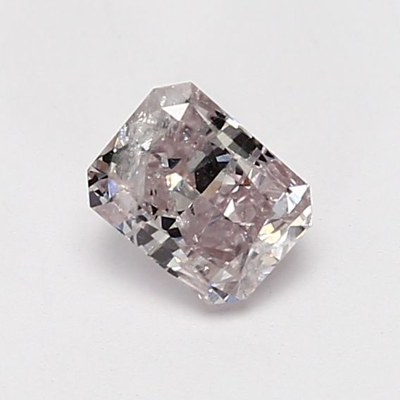 Radiant Fancy Light Purplish Pink Natural Diamond 0.79ct I2 loose diamond