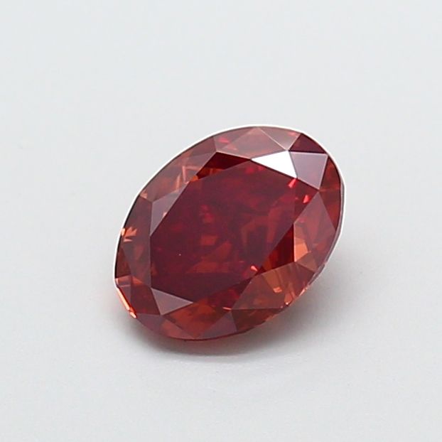 Oval Fancy Orangey Brown Lab-grown Diamond 1ct VS2 loose diamond