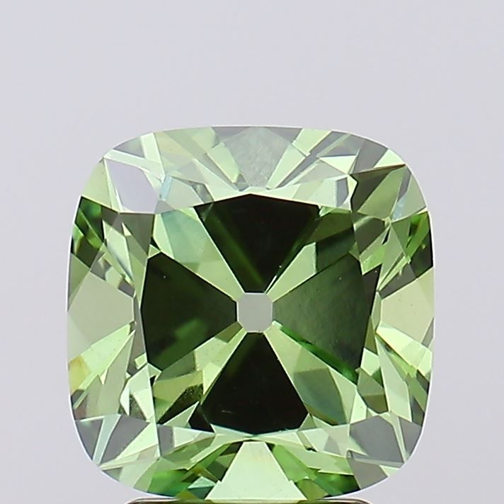 Old Miner Fancy Vivid Green Lab-grown Diamond 3.17ct VS1 loose diamond