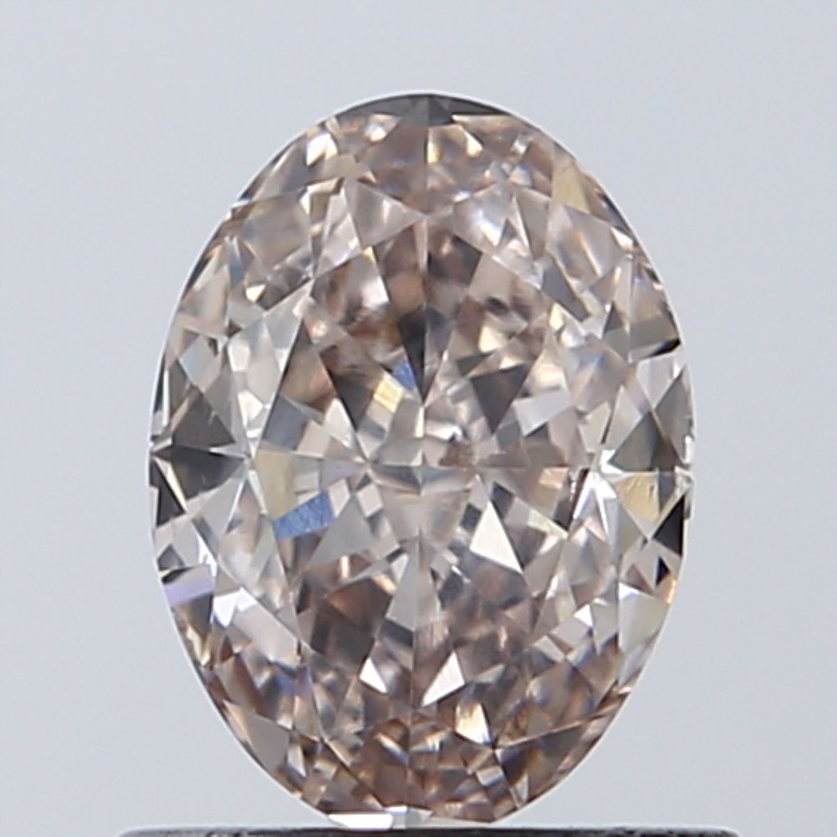 Oval Fancy Light Pink Natural Diamond 0.73ct SI1 loose diamond