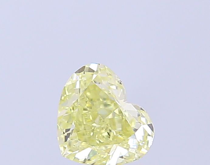 Heart Fancy Yellow Lab-grown Diamond 0.82ct VVS2 loose diamond