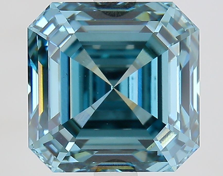 Asscher Fancy Vivid Blue Lab-grown Diamond 4.11ct VS1 loose diamond