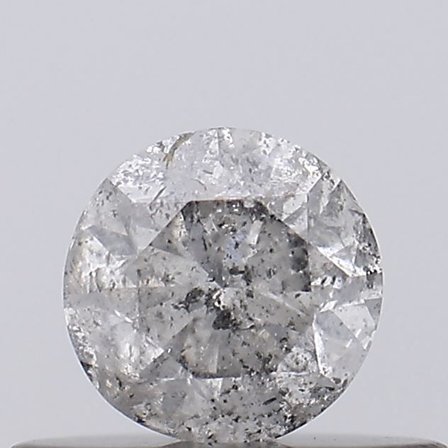 Round Salt And Pepper Natural Diamond 0.31ct I3 loose diamond