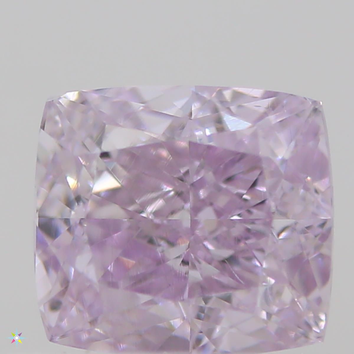 Cushion Fancy Pink Purple Natural Diamond 0.51ct SI1 loose diamond