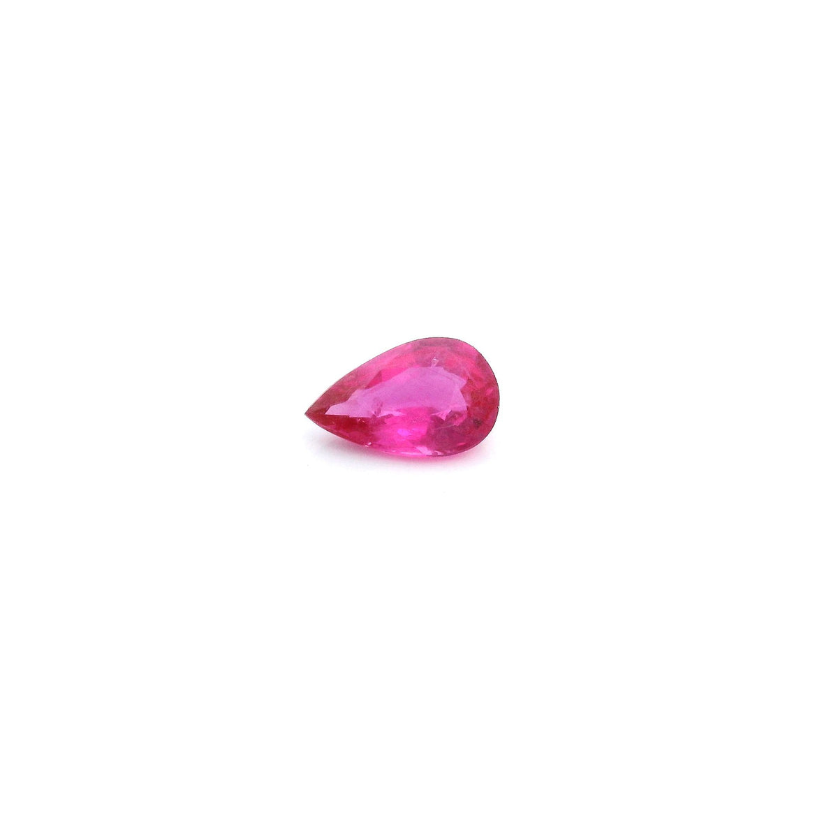 Pear Red Ruby 0.36ct loose gemstone