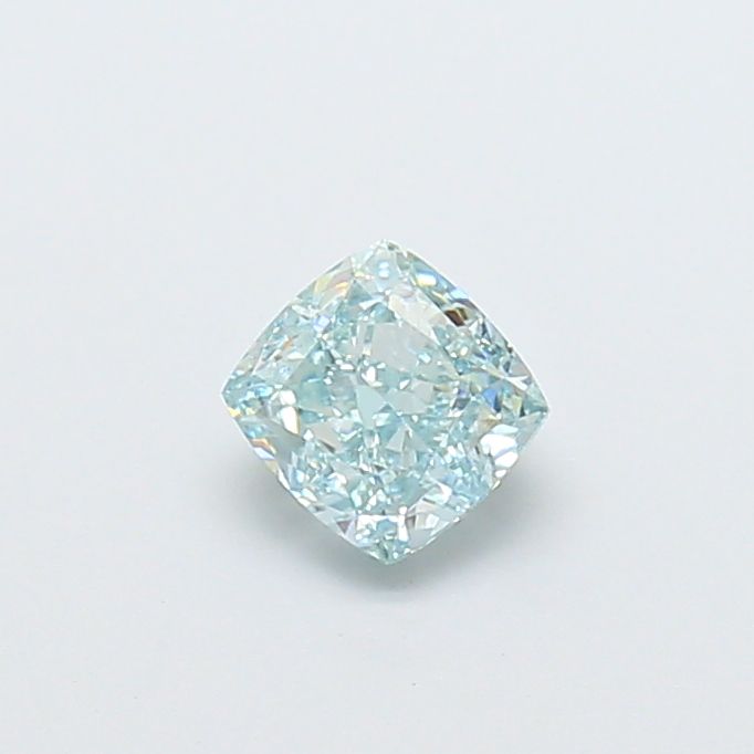 Cushion Fancy Intense Green Lab-grown Diamond 1ct VVS2 loose diamond