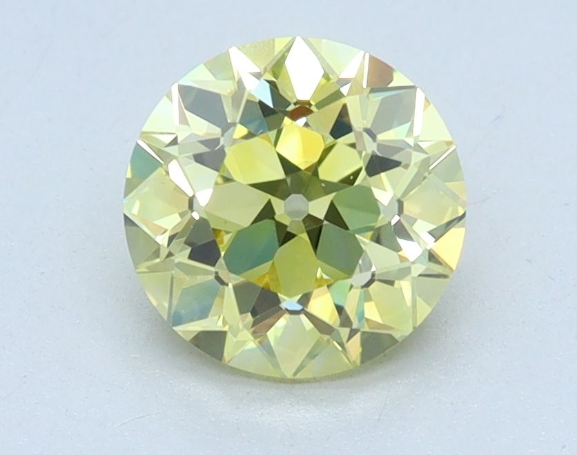 European Cut Fancy Yellow Lab-grown Diamond 1.01ct VVS2 loose diamond
