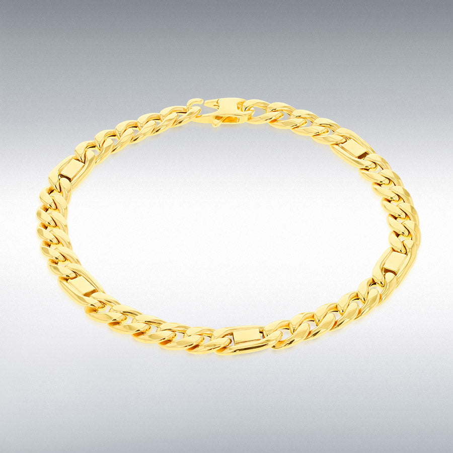 9ct Yellow Gold 6mm Curb Link Bracelet