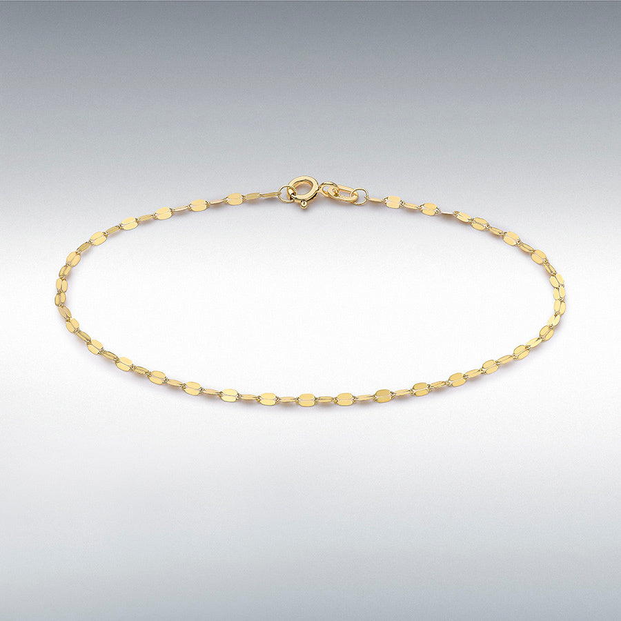 9ct Yellow Gold Forzatina Chain Bracelet