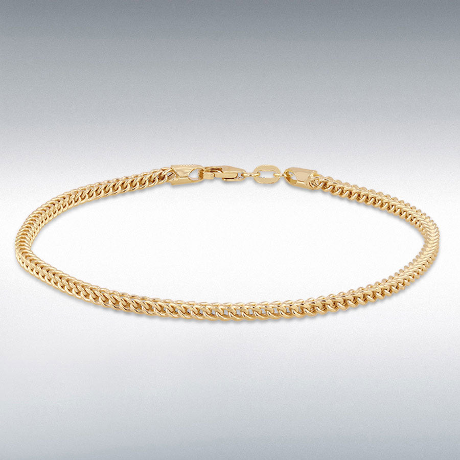 9ct Yellow Gold Franco Link Bracelet