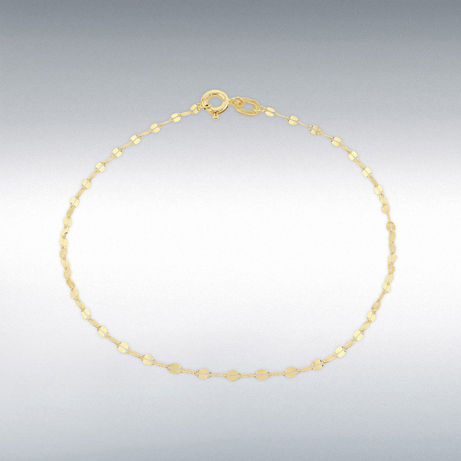 9ct Yellow Gold Sparkle Forzatina Bracelet
