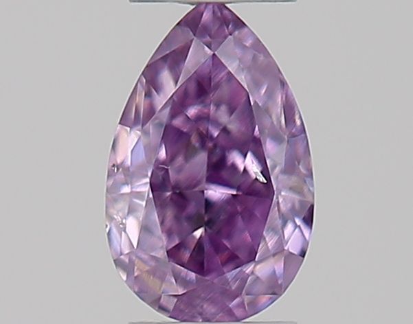 Pear Fancy Intense Pinkish Purple Natural Diamond 0.1ct loose diamond