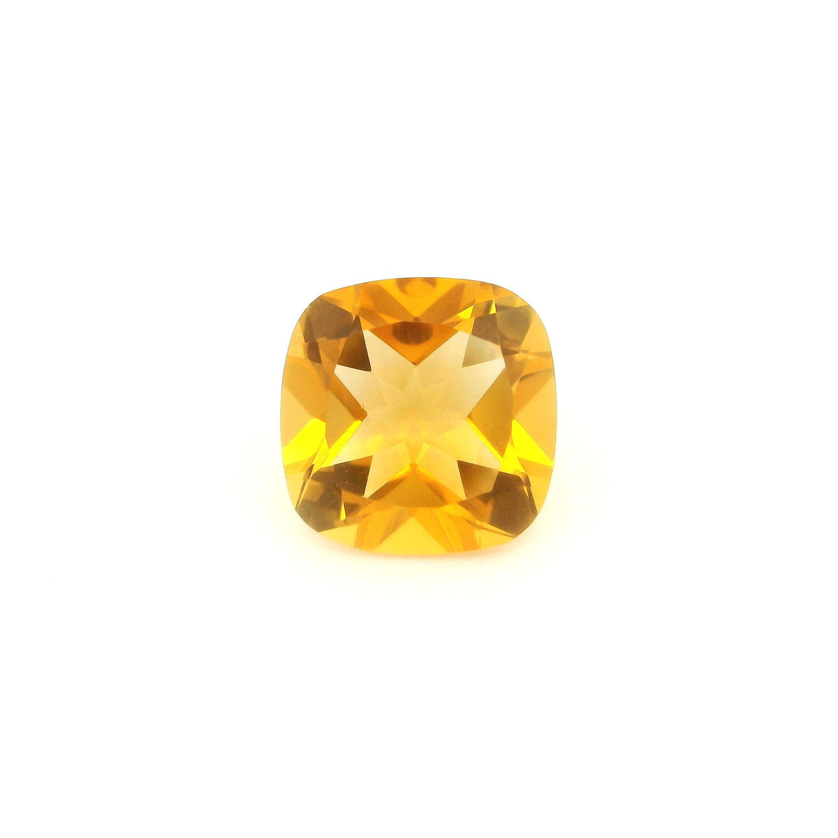 Cushion Yellow Citrine 3.52ct loose gemstone