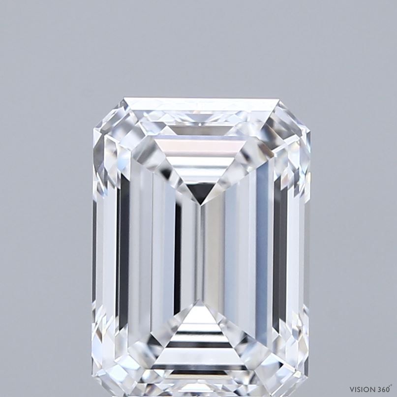 Emerald Lab-Grown Diamond 3.10ct D VVS1