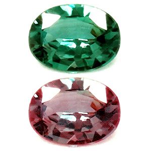 Oval Green Alexandrite 0.11ct loose gemstone