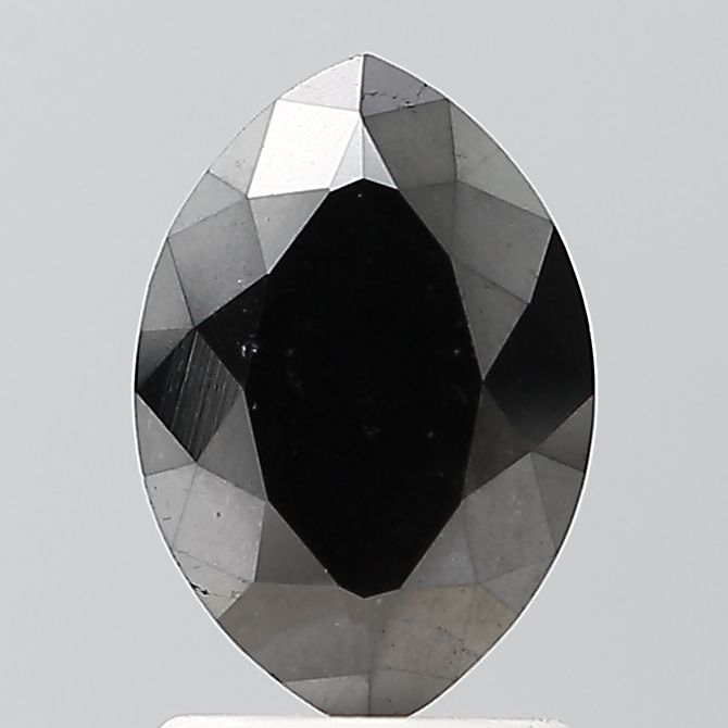 Marquise Black Natural Diamond 1.66ct VS1 loose diamond