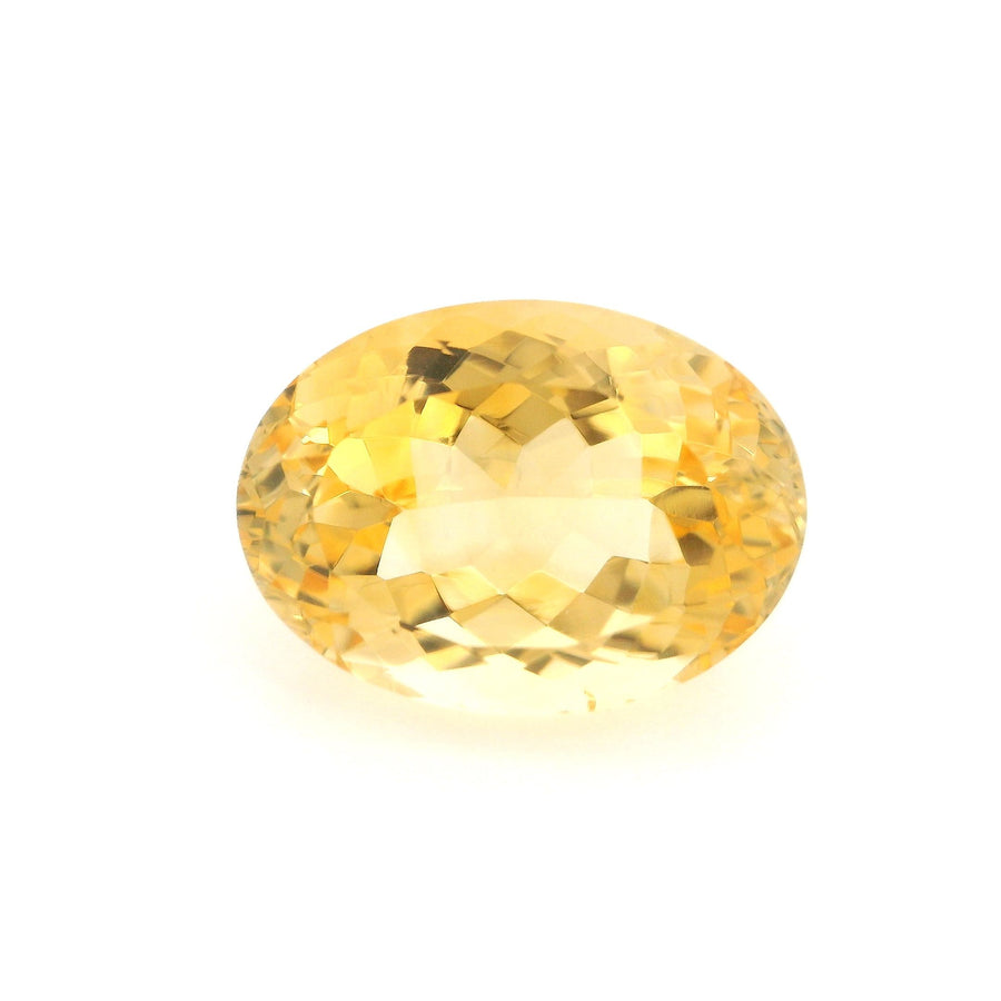 Oval Yellow Citrine 17.46ct loose gemstone