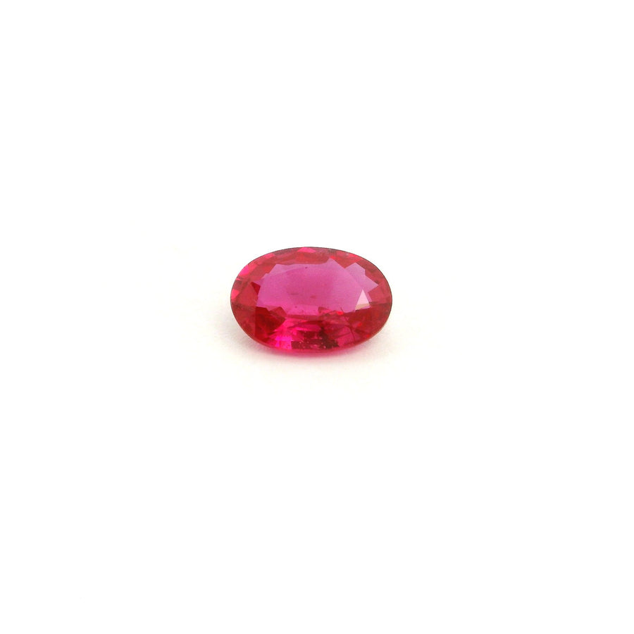 Oval Red Ruby 0.78ct loose gemstone
