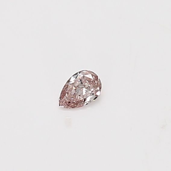 Pear Fancy Light Brownish Pink Natural Diamond 0.05ct loose diamond