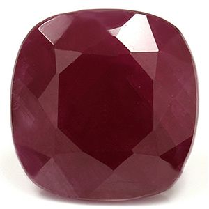 Cushion Red Ruby 5.9ct loose gemstone
