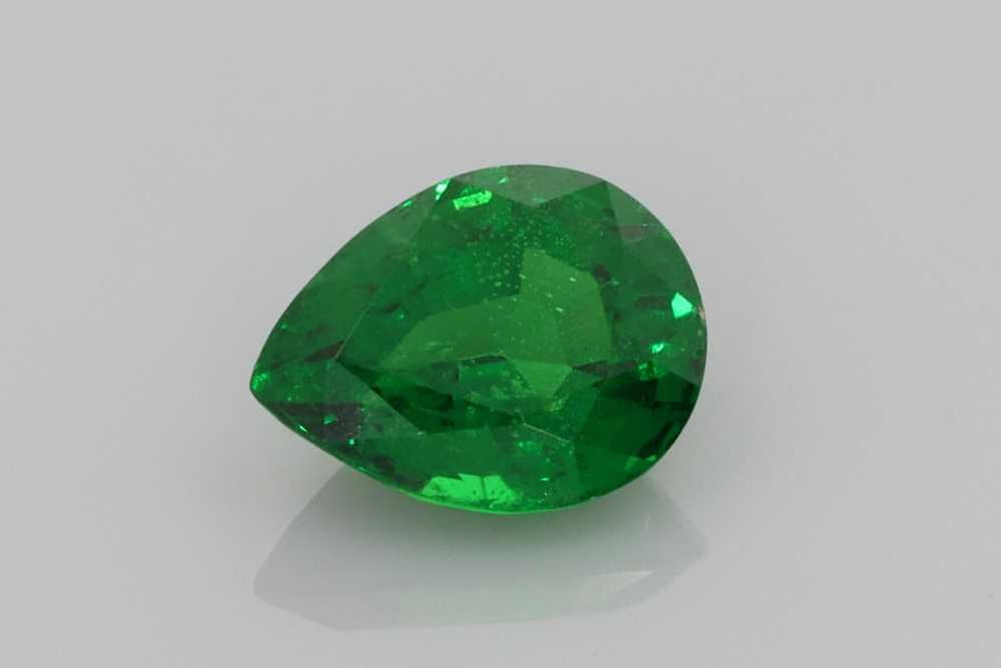Pear Green Garnet 1.33ct loose gemstone