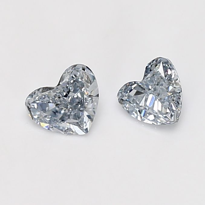 Heart Fancy Blue Natural Diamond 0.27ct VVS2 loose diamond