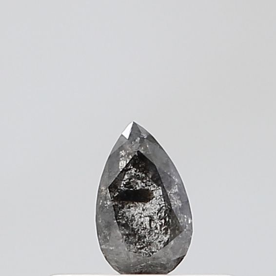 Pear Salt And Pepper Natural Diamond 0.21ct VS1 loose diamond