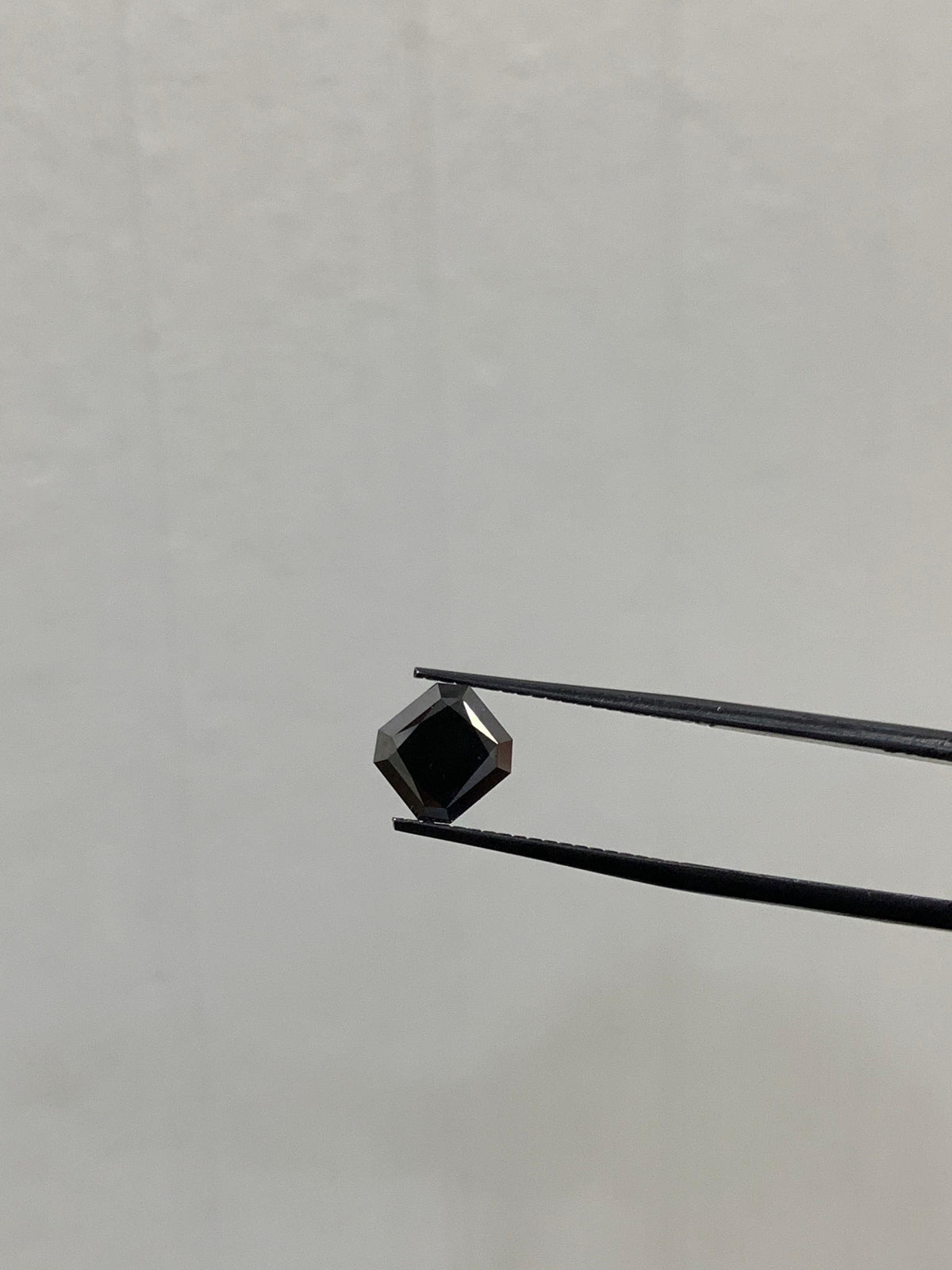 Radiant Fancy Black Natural Diamond 1.51ct VVS2 loose diamond