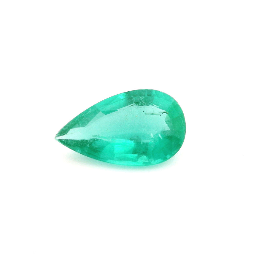 Pear Green Emerald 3.19ct loose gemstone
