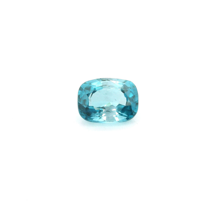 Cushion Blue Zircon 2.33ct loose gemstone